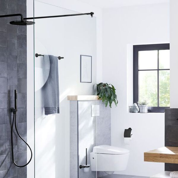 Kleine Wolke Towel Rail Apollo Nero Black
