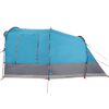 vidaXL Camping Tent Tunnel 3-Person Blue Waterproof