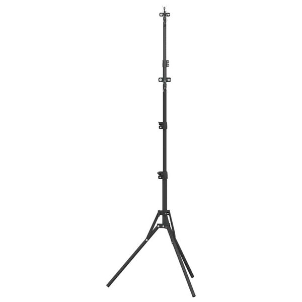 vidaXL Target Stand Other Manual Black 82.5 x 51 x 150 cm Steel