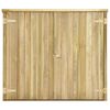 vidaXL Garden Tool Shed 135x60x123 cm Impregnated Pinewood