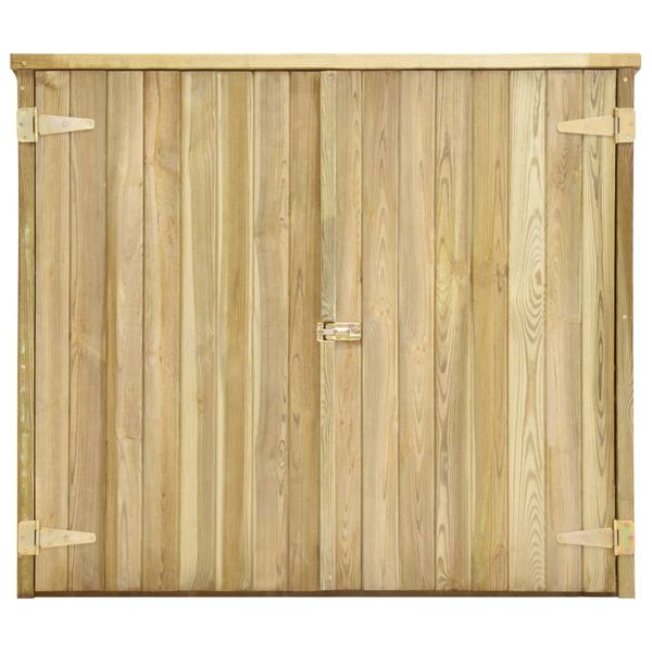vidaXL Garden Tool Shed 135x60x123 cm Impregnated Pinewood