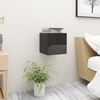 vidaXL Bedside Cabinets 2 pcs High Gloss Black 30.5x30x30 cm Engineered Wood