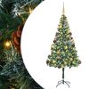 vidaXL Artificial Christmas Tree with Stand Green 180 cm PVC and Steel