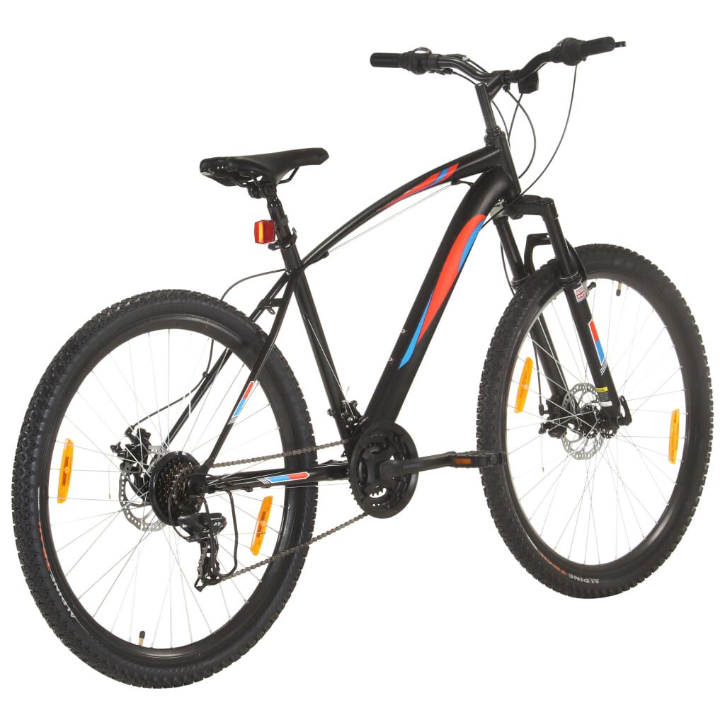 vidaXL Mountain Bike 21 Speed 29 inch Wheel 48 cm Frame Black