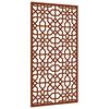 vidaXL Garden Wall Decoration 105x55 cm Corten Steel Moorish Design