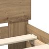 vidaXL Bed Frame Artisan Oak 160 x 200 cm Engineered Wood
