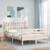 vidaXL Bed Frame without Mattress 140x200 cm Solid Wood
