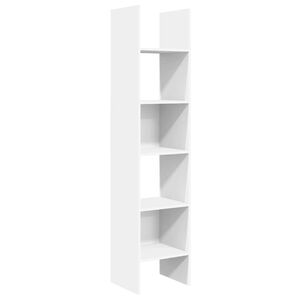 vidaXL Book Cabinet White 40x35x180 cm Engineered Wood