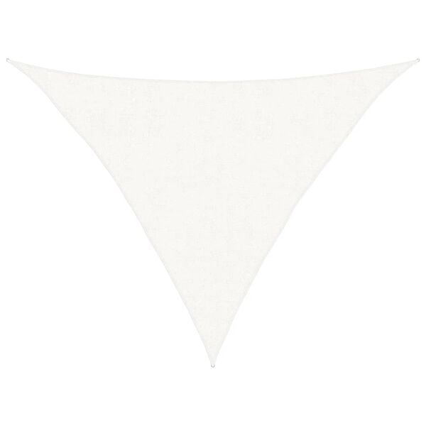 vidaXL Sunshade Sail 160 g/m&sup2; White 2.5x2.5x3.5 m HDPE