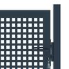 vidaXL Fence Gate Anthracite 102x200 cm Steel