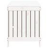 vidaXL Garden Storage Box White 115x49x60 cm Solid Wood Pine