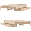 vidaXL Bed Frame without Mattress 120x200 cm Solid Wood Pine