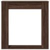 vidaXL Fireplace Surround Brown Oak 100x20x100 cm Engineered Wood