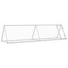 vidaXL Rabbit Hutch Silver 400x105x91 cm Galvanised Steel
