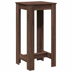 vidaXL Bar Table Brown Oak 51x50x103,5 cm Engineered Wood