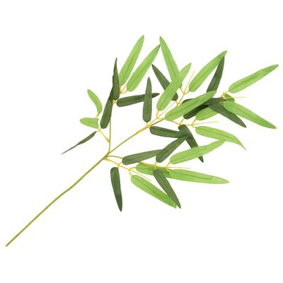 vidaXL Artificial Leaves Bamboo 10 pcs Green 60 cm
