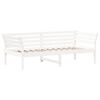 vidaXL Day Bed without Mattress White 90x200 cm Solid Wood Pine