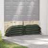 vidaXL Sandbags 50 pcs Dark Green 103x25 cm HDPE