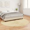 vidaXL Faux Sheepskin Rug Tafalla Cream &Oslash; 160 cm Polyester