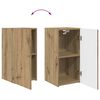 vidaXL TV Wall Cabinet Set 4 pcs Artisan Oak Engineered Wood
