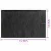 vidaXL Rectangular Pool Cover 800x500 cm PE Black