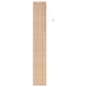 vidaXL Venetian Blind Oak Look 50 x 250 cm 35 mm Solid Paulownia Wood
