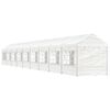 vidaXL Gazebo with Roof White 20.07x2.28x2.69 m Polyethylene