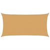 vidaXL Sunshade Sail 160 g/m&sup2; Rectangular Sand 2x4 m HDPE