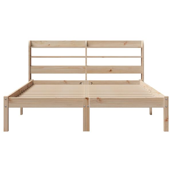 vidaXL Bed Frame without Mattress 160x200 cm Solid Wood Pine