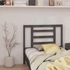 vidaXL Bed Headboard Grey 106x4x100 cm Solid Wood Pine