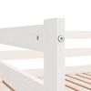 vidaXL Day Bed with Trundle without Mattress White 90x190 cm Single Solid Wood