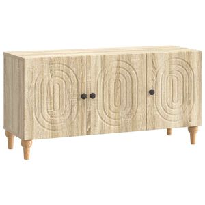 vidaXL TV Cabinet Sonoma Oak 99 x 34.5 x 50 cm Engineered Wood