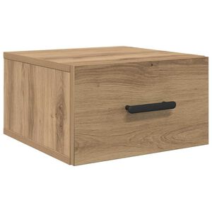 vidaXL Bedside Cabinet 35 x 35 x 20 cm Engineered Wood Artisan Oak