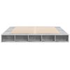 vidaXL Bed Frame without Mattress Concrete Grey 180x200 cm Super King