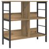 vidaXL Bookshelf Artisan Oak 82 x 32 x 79 cm Engineered Wood
