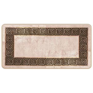 vidaXL Rug Runner MARSA Black 50 x 100 cm Polyester and PVC