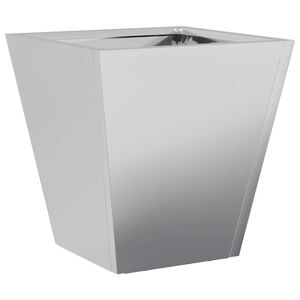 vidaXL Garden Planter 30x30x30 cm Galvanised Steel