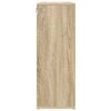 vidaXL Shoe Cabinet Sonoma Oak 77.5 x 30 x 83.5 cm Engineered Wood