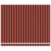 vidaXL Retractable Awning Manual Red and Black 350 x 250 cm Fabric