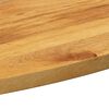 vidaXL Table Top 140x50x3.8 cm Oval Solid Wood Mango