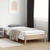 vidaXL Bed Frame without Mattress 100x200 cm Solid Wood Pine
