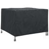 vidaXL Furniture Cover Plain Black 99 x 99 x 60 cm 420D Oxford Fabric