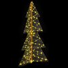 vidaXL Christmas Tree with 160 LEDs Warm White 150 cm PET
