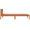 vidaXL Bed Frame without Mattress Wax Brown 75x190 cm Small Single Solid Wood Pine