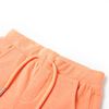 Kids' Shorts with Drawstring Neon Orange 128
