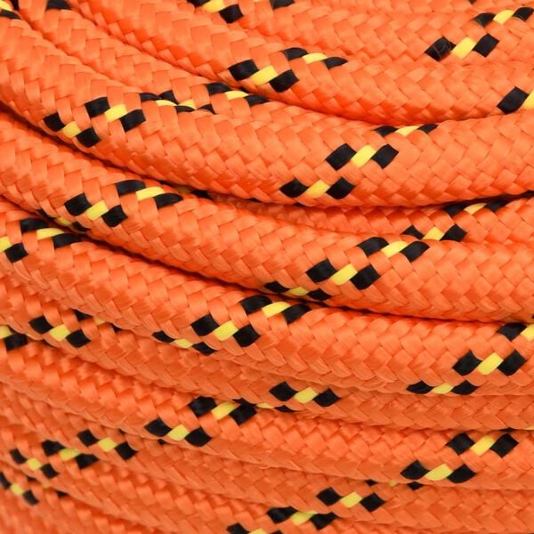 vidaXL Boat Rope Orange 16 mm 25 m Polypropylene