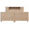 vidaXL Bed Frame without Mattress 120x190 cm Small Double Solid Wood Pine