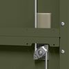 vidaXL Storage Cabinet 2 pcs Olive Green 80 x 40 x140 cm Steel
