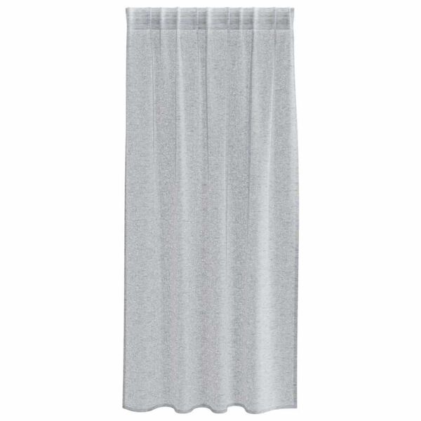 vidaXL Voile Curtain 2 pcs Dark Grey 175 x 140 cm Polyester