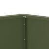 vidaXL Planter 2 pcs Olive Green 75 x 75 x 60 cm Steel